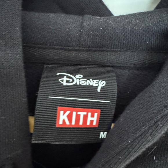 Men Kith x Disney Mickey Mouse Plaid Patchwork Hoodie - Picture 3 of 4